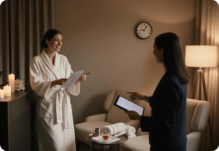 Consultation with therapist