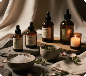 Spa consultation or treatment planning session — client care and wellness assessment