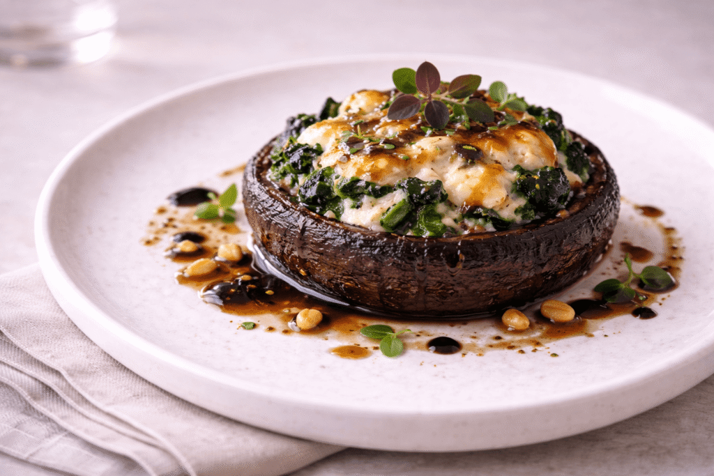 Delicious meal served at Treysgawen Hall restaurant