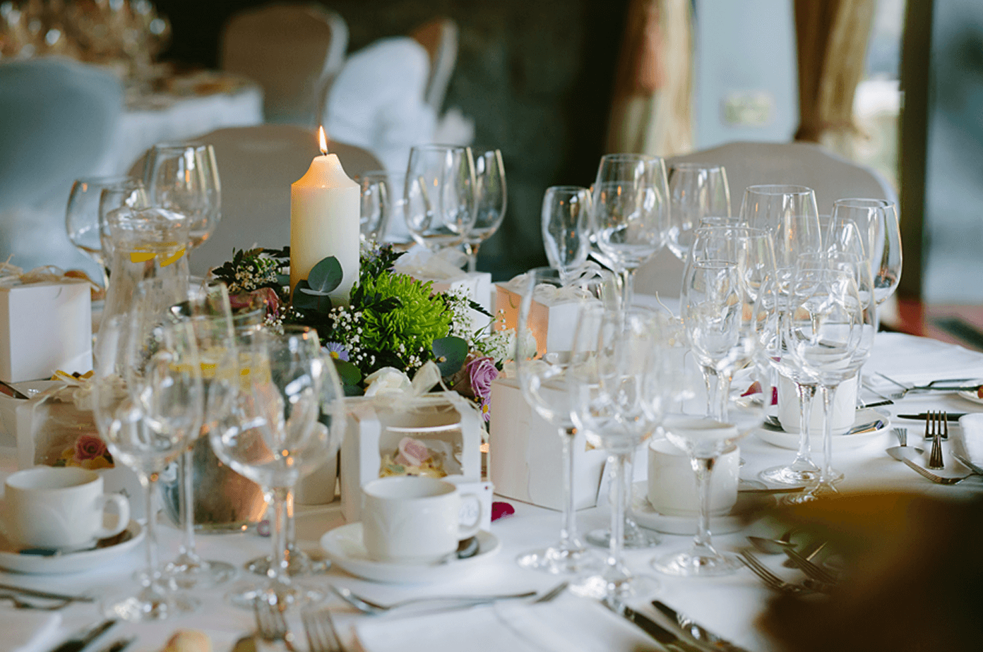 Gourmet wedding catering and seasonal menus at Tre-Ysgawen Hall, Anglesey.
