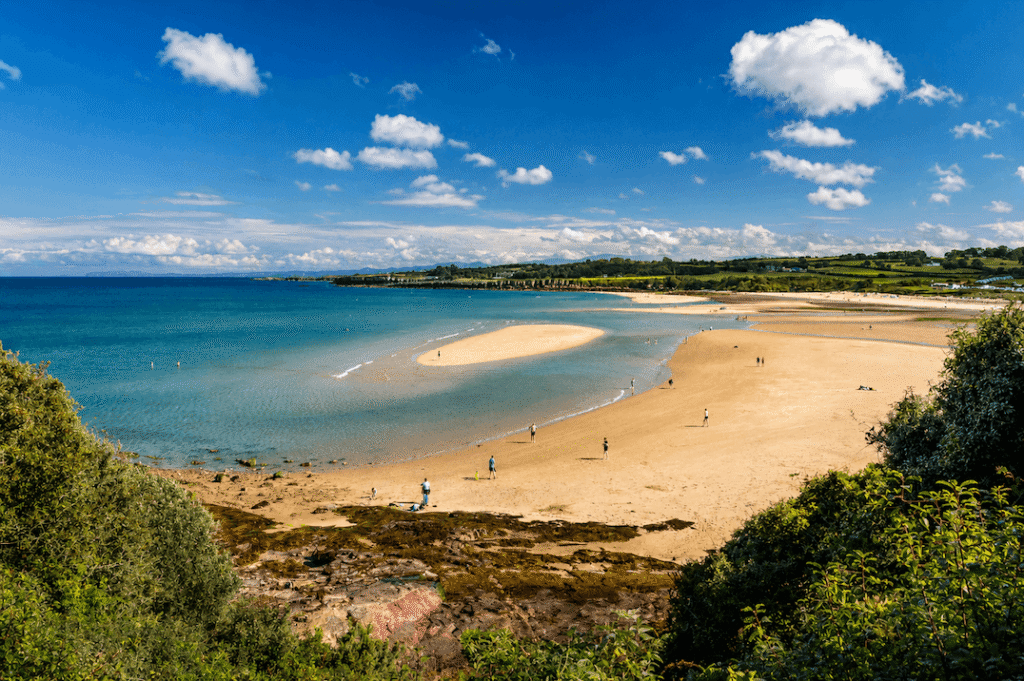 Romantic places in Wales for couples with sandy beach and coastline in Anglesey