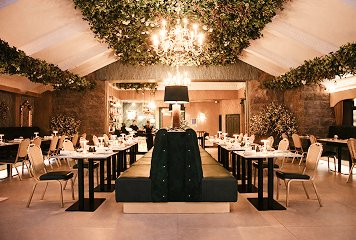 Luxury hotel restaurant offering dinner and breakfast packages during spa breaks in Anglesey