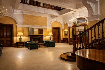 Luxury hotel bedroom for overnight accommodation during spa breaks in Anglesey