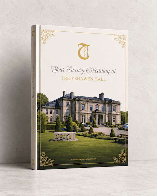 Tre-Ysgawen Hall wedding brochure for a country house wedding venue in Anglesey